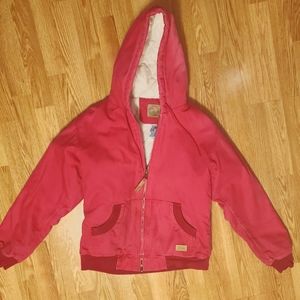 Hot pink Carhart type coat
